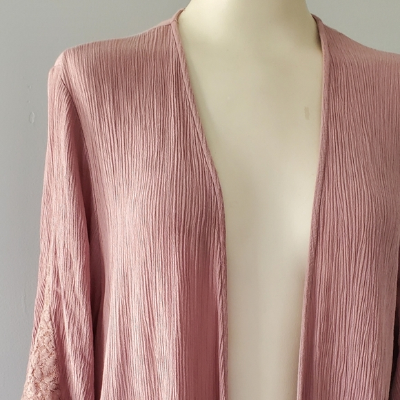 Rue 21 Mauve Kimono/Jacket Size Large - Picture 4 of 6